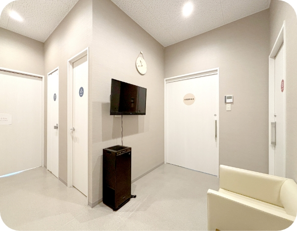 待合室（内視鏡受診患者様専用）